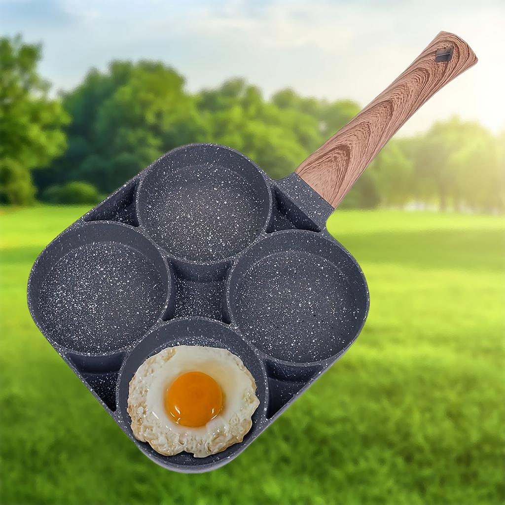 Egg Frying Pan Nonstick Pancake Pans 4-Cups Cookware Pancake, Omelette Pan Aluminium Alloy Egg Cooker