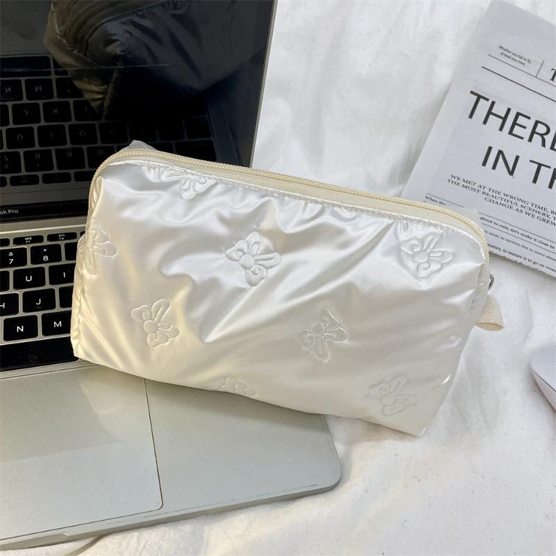 

Косметичка большой вместимости, многофункциональная сумка для хранения макияжа и помады, простая дорожная сумка для туалетных принадлежностей, милый кошелек на молнии, подарки