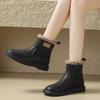 Winter velvet warm fashion boots retro versatile boots thickened cold-proof women's boots niche new cotton boots