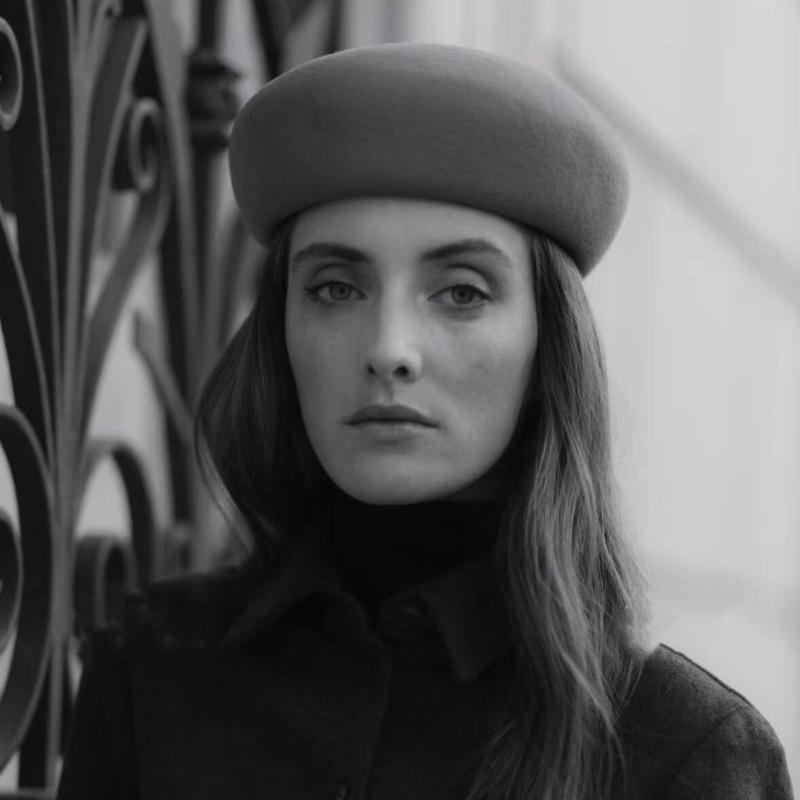 Wool Felt Blocked Beret Autumn Winter Elegance Women Kids Child Bread Pumpkin Beret Hat Men Ladies Leisure Painter Hat Fashion
