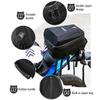 Motorcycle Tail Bag Large Capacity Waterproof Adjustable 20L-28L Full Helmet Bag Motorcycle Backpack