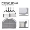 Side Brush Filter Mop Cloth Kit Plastic/ Nylon/ Microfiber/ Filter Paper For Eu-fy X8 Pro Serie X8 Pro SES Vacuum Cleaner