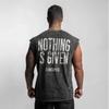 GYM Reapers Printed Vintage Washed Sports Vest Cotton Sleeveless Men's T-shirt Fitness Tank Tops US SIZE