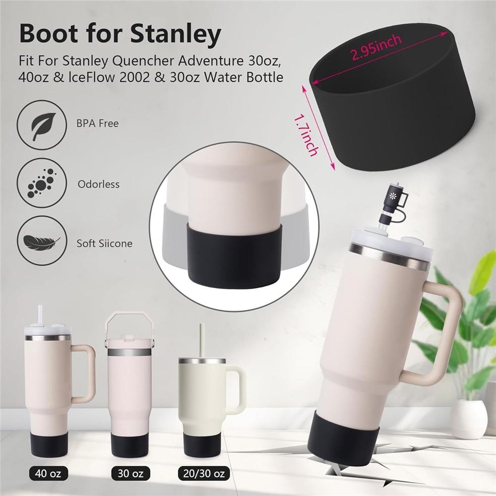 7-piece cup accessory set, water bottle handle strap, silicone straw cap, bottle rack, 30oz 40oz insulated cup keychain accessories