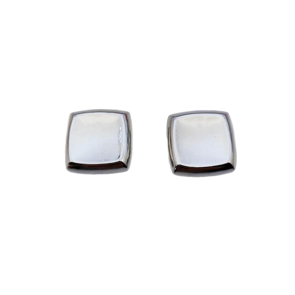 Übertriebene Kupfer Quadratische Hochglanz Ohrstecker - Damen Modeschmuck