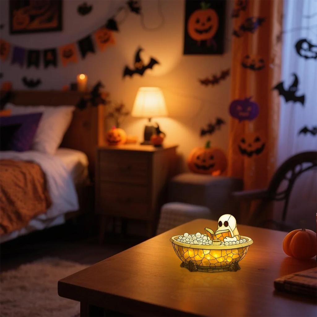 Bubble Bath Lamp Halloween Bubble Night Light Decoration Ornaments