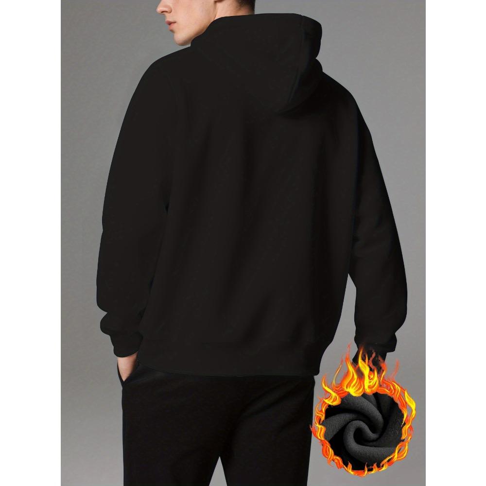 Fashionable Men's Thick Sportswear and Pants Set, Unique Print Suitable for Sports and Casual Street Style, Suitable for Both Men and Women