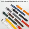 18mm 19mm 21mm 20mm 22mm Waterproof Strap High Quality Silicone Watch Band for Swatch for Omega Moonswatch Bracelet Wristband