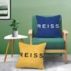 Einfacher Exquisiter London Style Druck Reiss-A Kissenbezug Komfort Sofa Bett Seidig elegant Verdeckter Reißverschluss Dekorative Kissenhülle