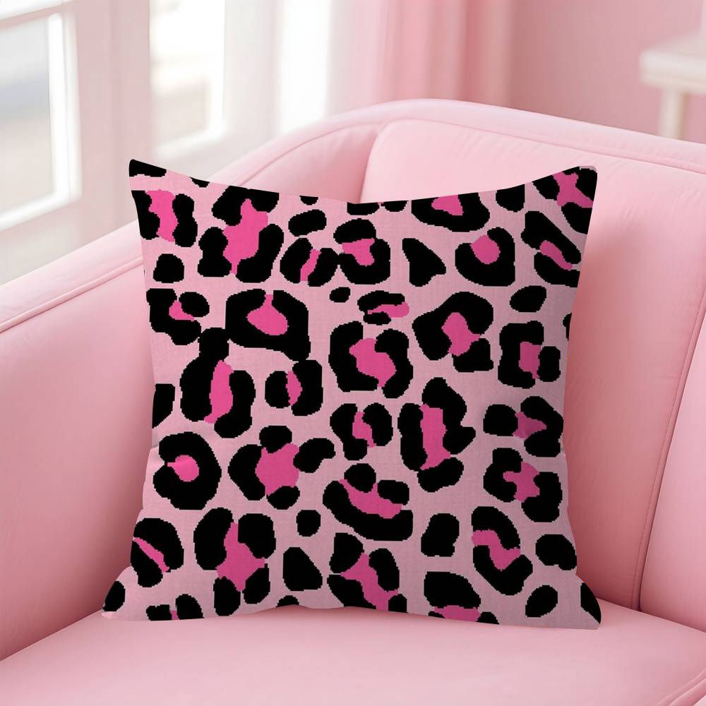 Fashion Leopard Personalized Pillow Dust Cover Bedroom Kids Party Decoration Pillowcase Birthday Children Gift