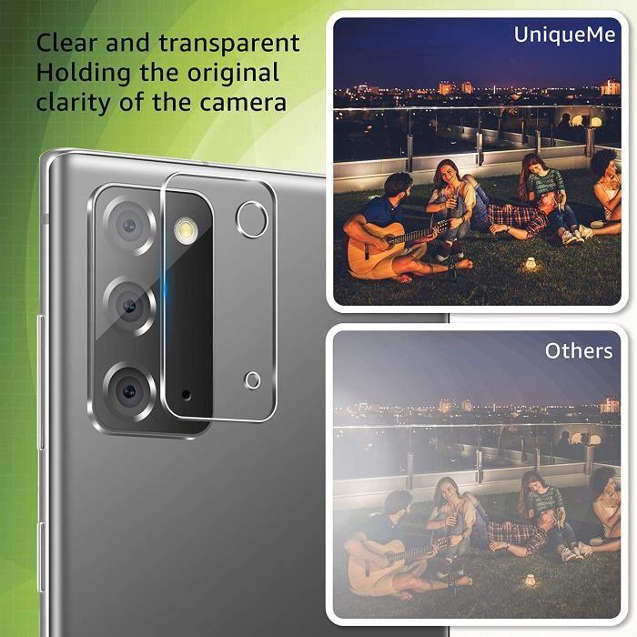 [2+3 delar] Härdat glas och kameraskydd för Samsung Galaxy Note 20 6,7 tum med installationsverktyg Note 20 Glas