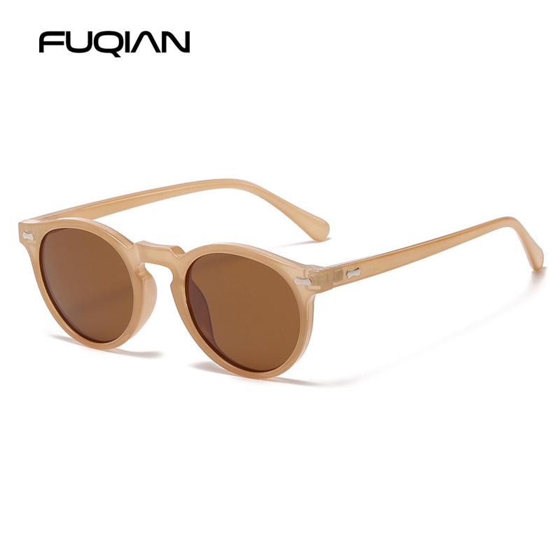 Ochelari de Soare Rotunzi Retro Bărbați Femei Modă Mici Polarizați Ochelari de Soare Pentru Masculin Feminin Literary Vintage Ochelari de Condus