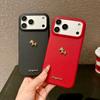 New Year Gold 3D Little Horse iPhone Case for 14/15/16/17 Pro – Lychee Pattern