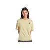Serie de Estilo de Vida Deportivo Li Ning Moderna Letra Cuello Redondo Cómoda Transpirable Versátil Holgada Manga Corta Camiseta Mujer Camisetas AHSU880-2