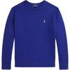 Polo T-Shirt Gerippter Rundhalsausschnitt Langarm Sportshirt Kinder Oberteile CWPOKNIY8021542-400