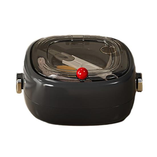 

Портативный швейный набор Магнитный держатель для иголок Коробка Дорожные швейные инструменты Коробка Включает 16 цветов ниток Ножницы Измерительная лента Наперсток для ручного шитья Дома чёрный