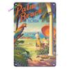 Metal Plaque Key West Southernmost Point Florida Poster Tin Sign Home Beach Club Club House Wall Decoration Retro Metal Plate