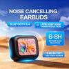 Color Touch Screen Bluetooth Headset 5.4 – Noise Cancelling Wireless Earbuds for Calls, Commute & Gym
