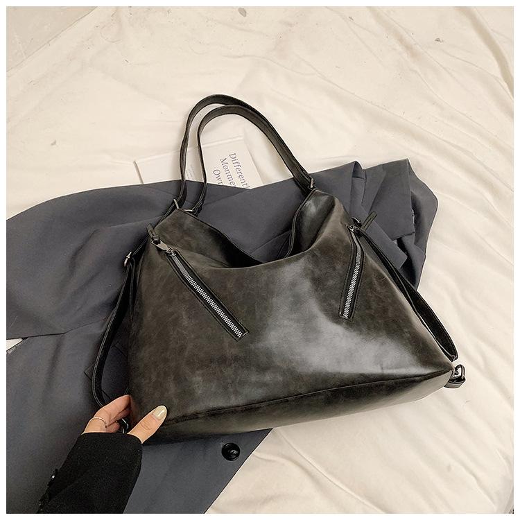 Maillard Retro Backpack Bag Women's Autumn 2025 New Trendy Fashion Korean Tote Bag Casual Large Capacity Bag