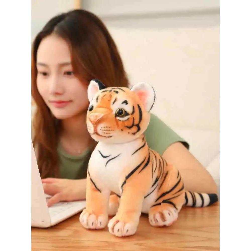 Cute Tiger Doll Plush Doll Toy Simulation Amur Tiger Children's Gift Boy Sleeping Pillow Cloth Doll