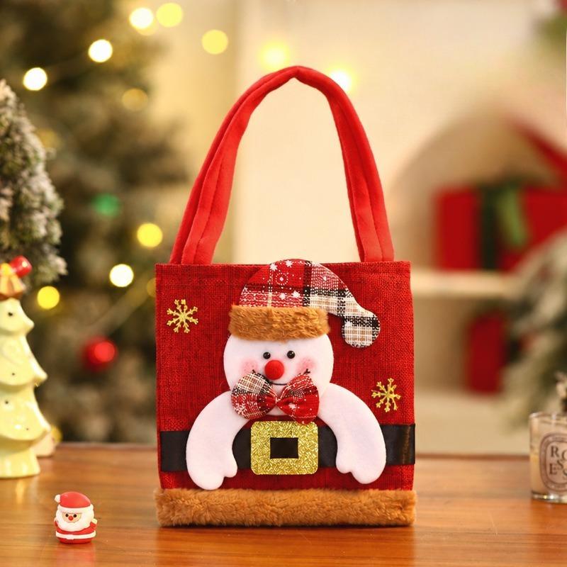 Christmas gift bags, Santa Elk candy bags, gift bags, Christmas Eve apple bags, Christmas decorations
