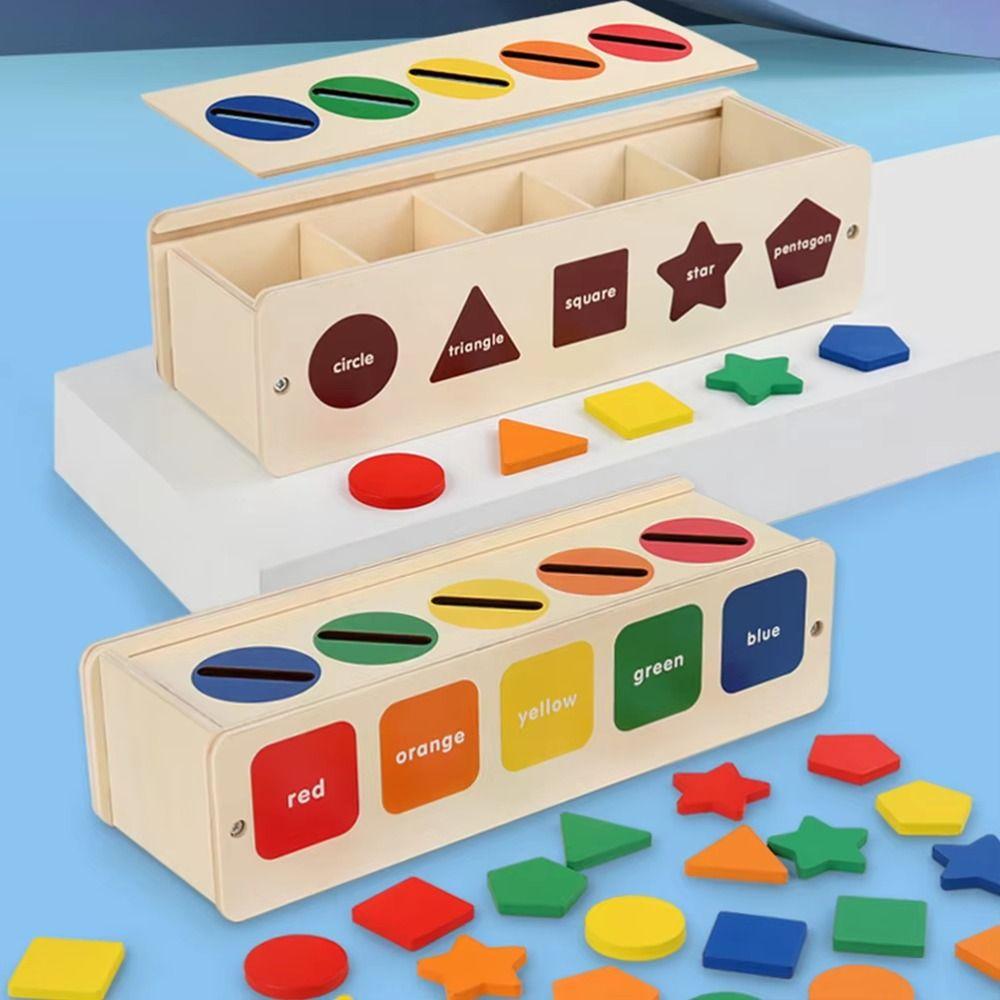 Geometric Cognition Shape and Color Sorting Toy Shape Sorting Educational Toys  Teaching AIDS