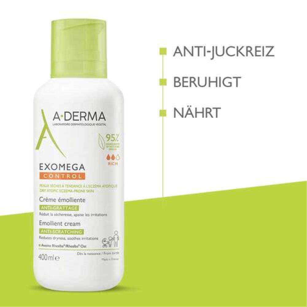 A-Derma Exomega Control Emollient Cream 400ml