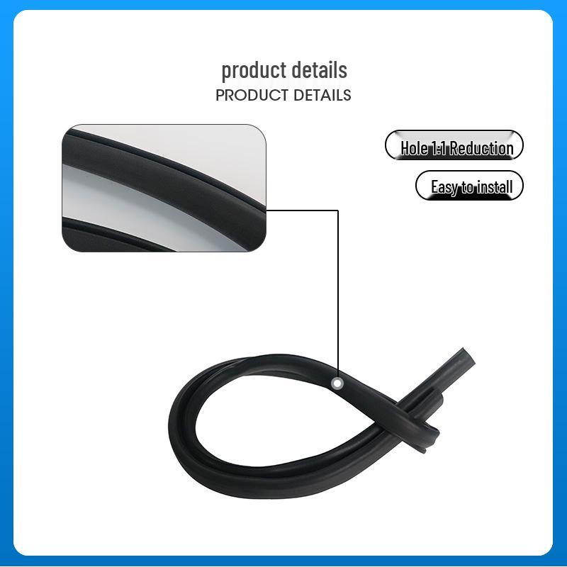 BMW X5 E70 Hood Seal Strip for Rear Engine Cover & Cabin Waterproofing (Part 51237161345)