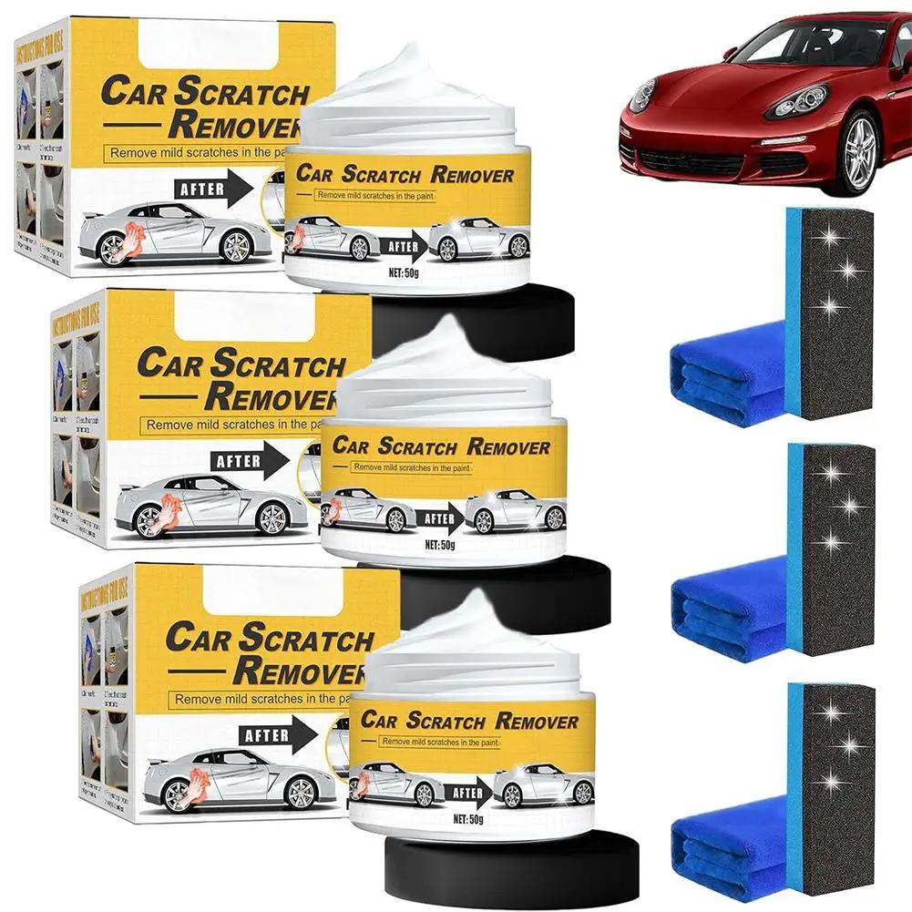 New Car Wax Polish Scratch Remover Polishing Compound & Scratch Remover For Cars Scratch Remover Car Wax Kit Cleaner For Re H2Y1