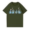 Women's Round Neck Printed Short-sleeved T-shirt Top