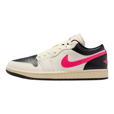 Air 1 Low Pale Ivory Black Muslin Sneakers da Donna Crema Rosa Racer DC0774-107
