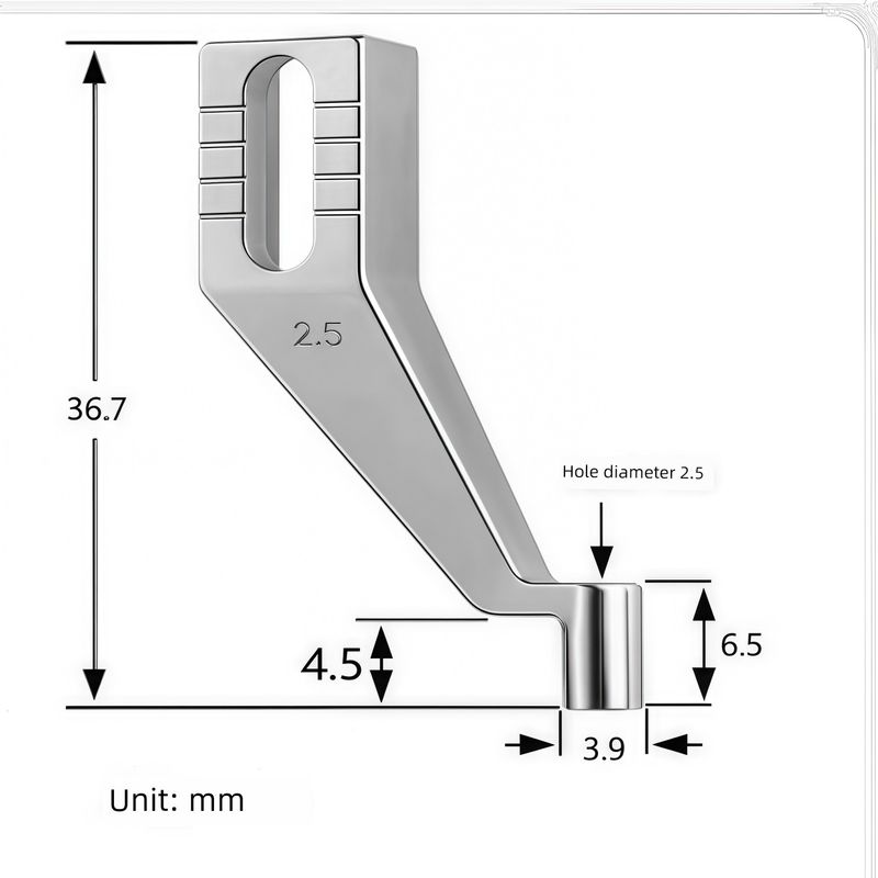 Pattern Machine Presser Foot Template Machine Universal Model 3020 Computer Sewing Machine Industrial Sewing Machine Pattern Machine Accessories 2.5*4.5 Sealing Foot