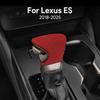 Top Suede Car Gear Knob Cover LHD RHD For Lexus ES ES200 ES250 ES300h ES350 2018- 2024 2025 for UX -25 for LX -25