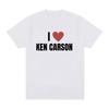 I Love Ken Carson T Shirts Men Women Fashion Hip Hop T-Shirt 100% Cotton Casual Cozy Oversized Short Sleeve T-shirts Streetwear