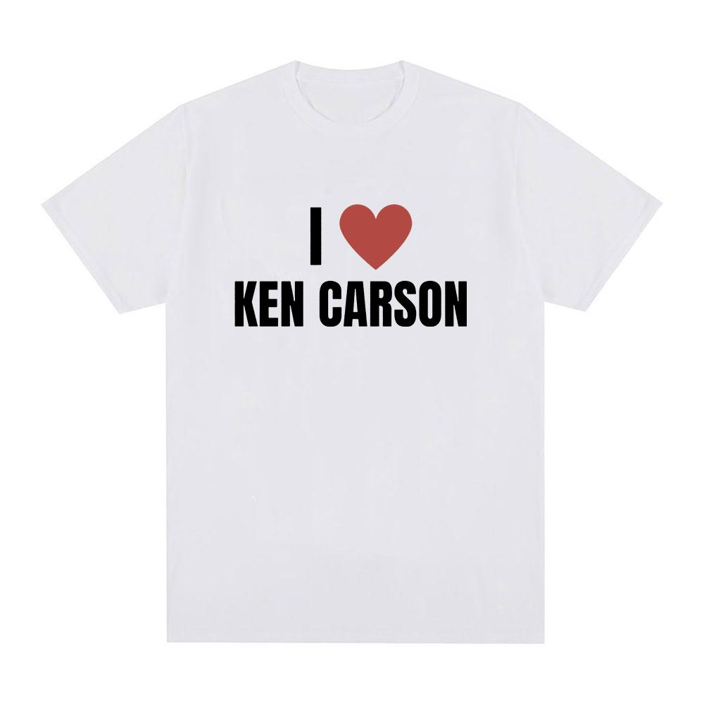 I Love Ken Carson T Shirts Men Women Fashion Hip Hop T-Shirt 100% Cotton Casual Cozy Oversized Short Sleeve T-shirts Streetwear