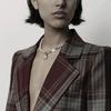 Empress Cixi Retro Choker: Women's Pearl & Gold Lock Planet Design Clavicle Necklace