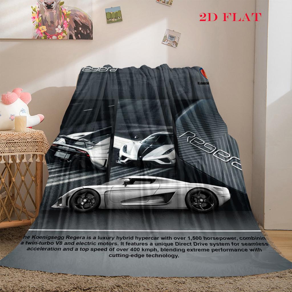 Koenigsegg Jesko: Elegance blanket sofa blanket Home Decor bedroom Machine washable Digital printing
