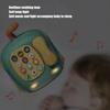 Baby Phone Toddlers Musical Toy Pretend Phone Call Toy Car Bilingual Story NaMachine Kitty Shape for Enlightment