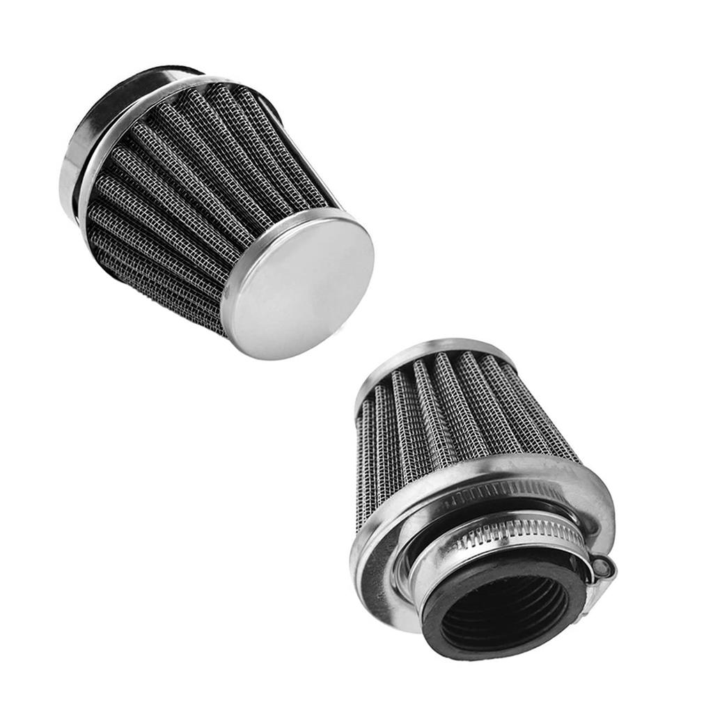 Universal Motorcycle Air Filter Stainless Steel Mesh Band Power Filter Air 35mm