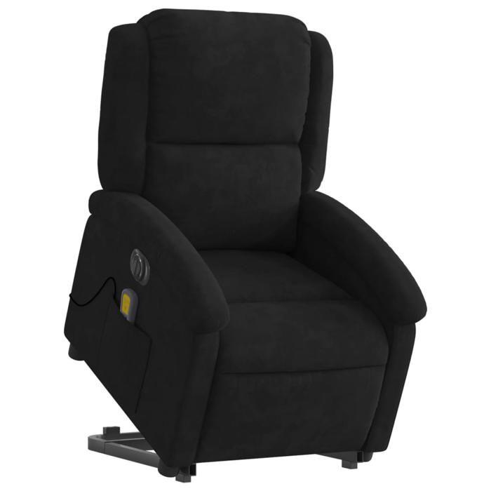 VidaXL Electric Massage Recliner, Relaxation Chair with Adjustable Backrest and Footrest, Seat of 3204339