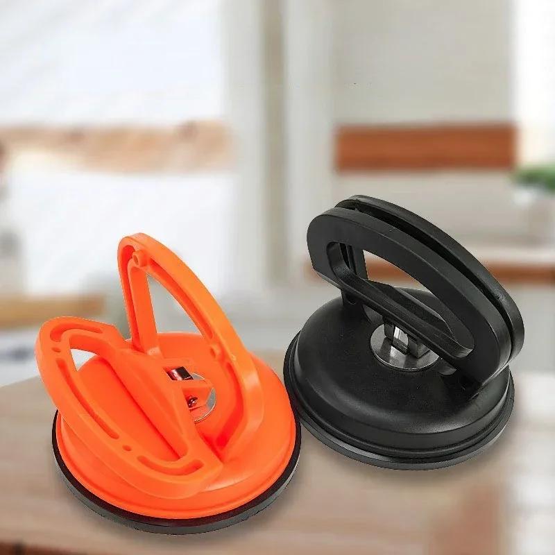 Für Auto Dellen Glas Saugheber Werkzeug Auto Reparatur Werkzeug Karosserie Reparatur Abzieher 2 Zoll Schwarz/Orange Saugnapf Dellen Entfernen Abzieher