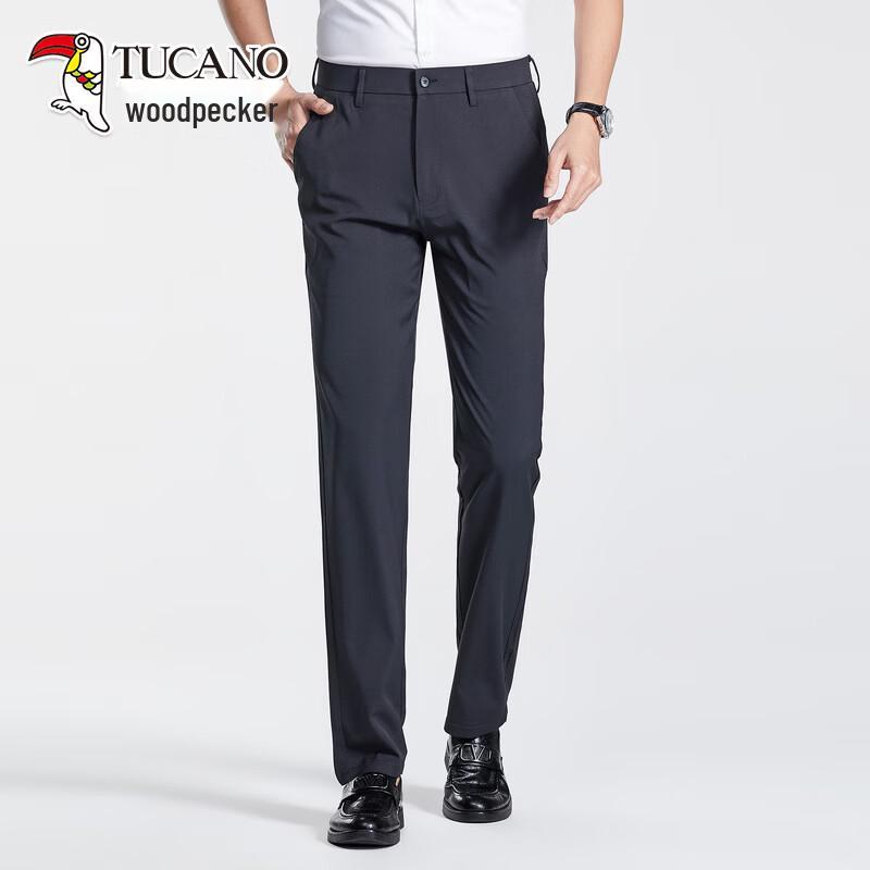 

TUCANO Men s High Elastic Business Casual Slimming Pants 180/88A