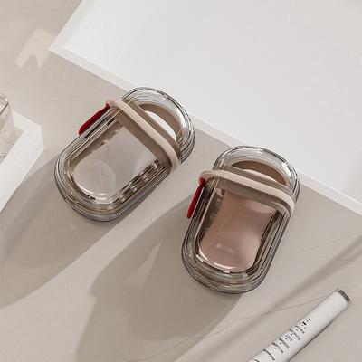 1-4pcs Travel Soap Storage Box Soap Box Portable Sealed Creative Double-Layer Draining Soap Box For Home Use Soap Storage Rack