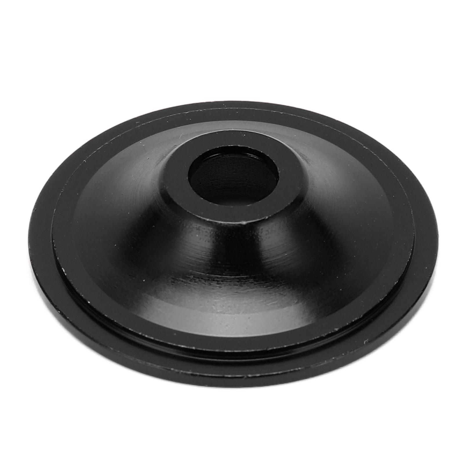 Tampa Superior do Headset de Bicicleta Liga de Alumínio Tampa Superior do Headset da Mesa de Bicicleta de Montanha com Parafusos Preto black