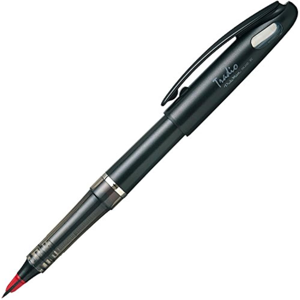 Pentel TRJ50-B Water-based Pen, Red, 10 Pens