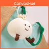Plush Steamed Dumpling Buns Keychain Backpack Pp Cotton Stuffed Animal Gift Toy