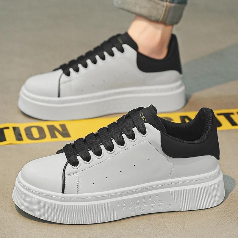 Spring and Autumn New White Shoes Fashionable, Versatile, Lightweight, Comfortable, Men's and Women's Casual Sports Shoes 39-44