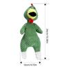 Molar Interactive Corduroy Pets Dog Toys Squeaky Plush Chew Toy Screaming Chicken