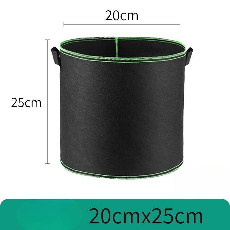 Sebze/Çiçek/Bitki Yetiştirme Çantaları 2/3/5/7/10 Galon Kalınlaştırılmış Dokumasız Yetiştirme Çantaları Saplı Havalandırmalı Kumaş Saksılar Çiçek Saksısı