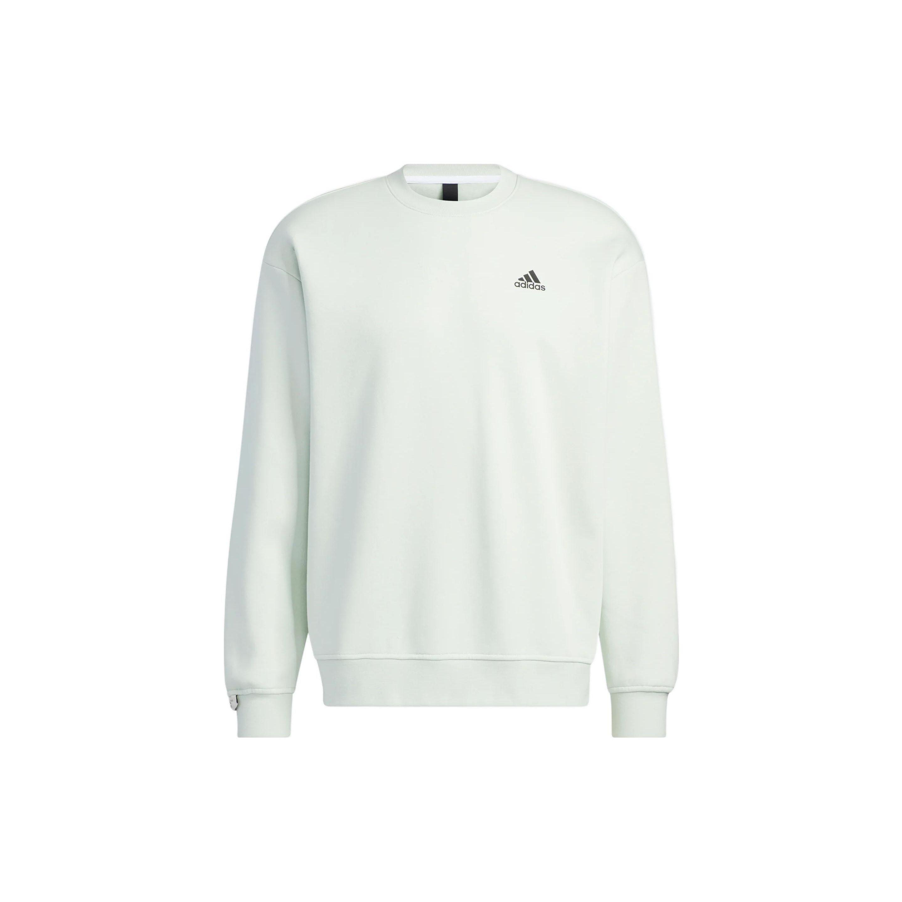 

adidas Gender Neutral Crewneck Sweatshirt Light Mint Green Unisex IB2714 XXL